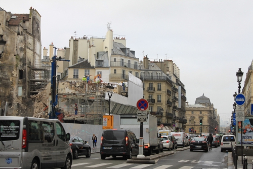 rue de Rivoli, paris, chantier la samaritaine,paris la samaritaine