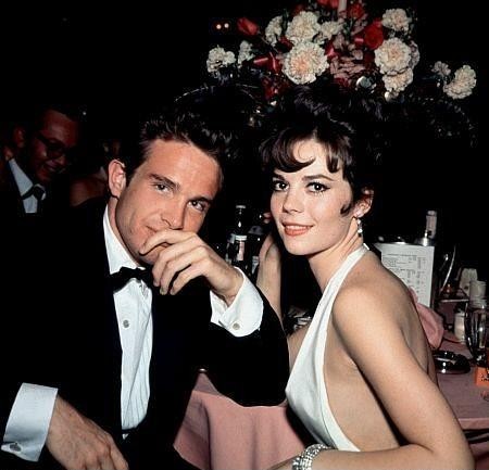 Natalie Wood & Warren Beatty at Oscars, for 'Splendor In The Grass', by Bernie Abramson, 9th Apr. 1962.jpg